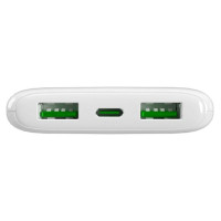 Puro Powerbank Puro DAILY 10 PLUS 10000mAh 2x USBA / 1x USB-C 22.5W - white