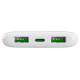 Puro Powerbank Puro DAILY 10 PLUS 10000mAh 2x USBA / 1x USB-C 22.5W - white