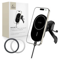 Tech-Protect MM15W-V6 Magnetic MagSafe Car Air Vent Holder - Black