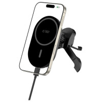 Tech-Protect MM15W-V6 Magnetic MagSafe Car Air Vent Holder - Black
