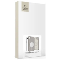 Tech-Protect Liquid Silicone MagSafe iPhone 16e Case - Gray