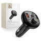 Tech-Protect CC06 3-port PD72W car charger with transmitter - black