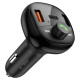 Tech-Protect CC06 3-port PD72W car charger with transmitter - black