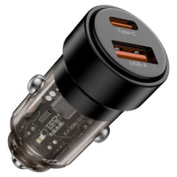 Tech-Protect CC03 2-port PD75W car charger - black