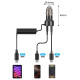 Tech-Protect CC05 Car Charger 2-Port PD60 W + USB-C Cable - Black