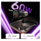 Tech-Protect CC05 Car Charger 2-Port PD60 W + USB-C Cable - Black