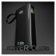 SBS Powerbank SBS 10000 mAh 20W with built-in USB-C cable and digital display - black