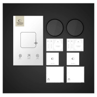 Tech-Protect Glass Flex+ 2-pack hybrid glass for Garmin Forerunner 165 - black