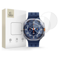 Tech-Protect Glass Fit+ 2-pack tempered glass for Samsung Galaxy Watch Ultra 47 mm - transparent