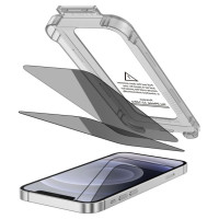 Tech-Protect Quick Set Spy+ Privacy Glass 2-pack for iPhone 12 / 12 Pro