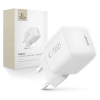 Tech-Protect NCM25 USB-C PD 25W Wall Charger - White