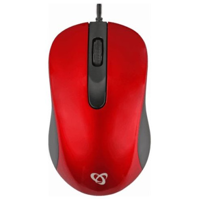 Sbox M-901 Optical Mouse  Red