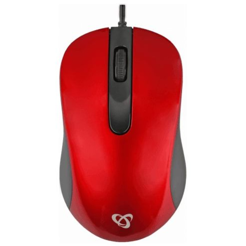 Sbox M-901 Optical Mouse  Red