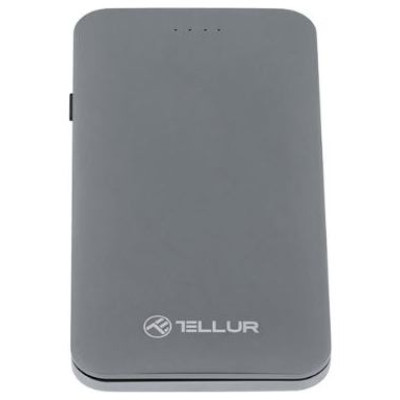 Tellur Power Bank QC 3.0 Fast Charge, 5000mAh, 3in1 gray