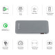 Tellur Power Bank QC 3.0 Fast Charge, 5000mAh, 3in1 gray
