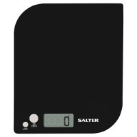 Salter 1177 BKWHDR Leaf Electronic Digital Kitchen Scale - Black