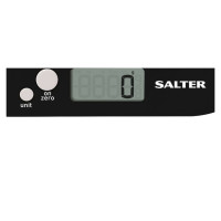 Salter 1177 BKWHDR Leaf Electronic Digital Kitchen Scale - Black