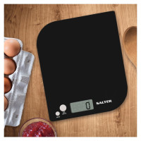 Salter 1177 BKWHDR Leaf Electronic Digital Kitchen Scale - Black