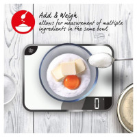 Salter 1079 WFEU12 15kg Max Chopping Board Digital Kitchen Scale - White