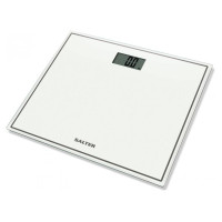 Salter 9207 WH3R Compact Glass Electronic Bathroom Scale - White