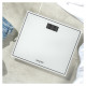 Salter 9207 WH3R Compact Glass Electronic Bathroom Scale - White