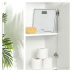 Salter 9207 WH3R Compact Glass Electronic Bathroom Scale - White