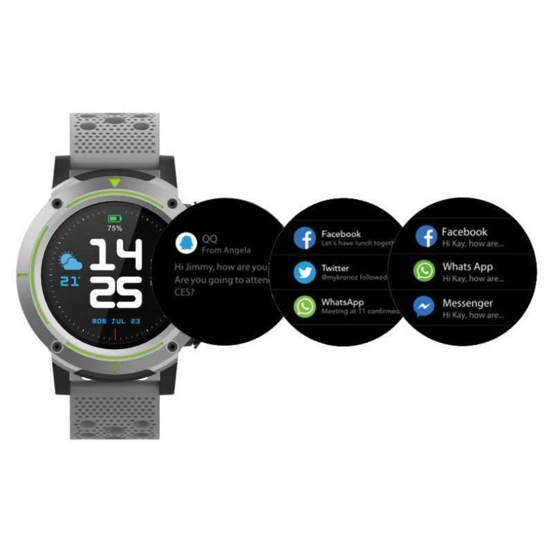 Denver SW-510 grey+grey strap