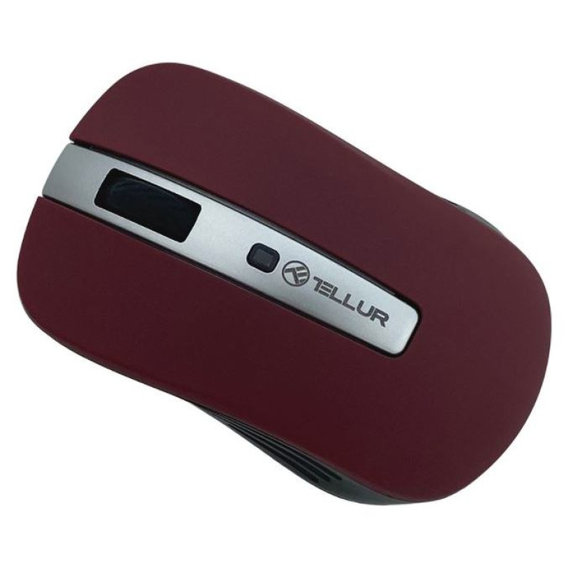 Tellur Basic Wireless Mouse, LED Dark Red