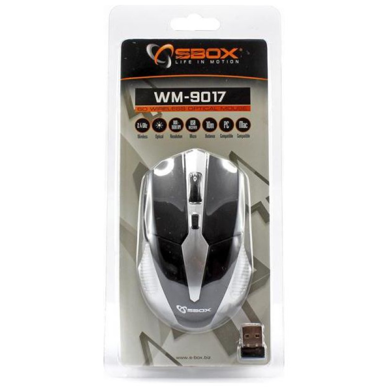 Sbox WM-9017BS Black/Silver