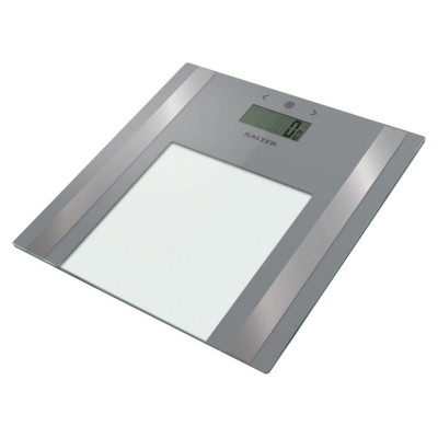 Salter 9158 SV3R Ultra Slim Glass Analyser Scale silver