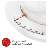 Salter 811 WHWHDREU12 Mechanical Bowl Kitchen Scale white