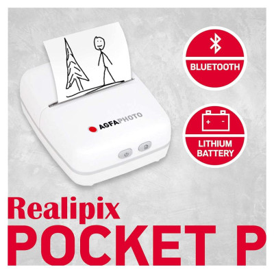 Agfaphoto Realpix Pocket Printer white APOCPWH