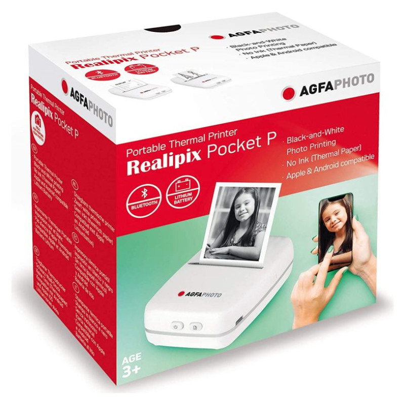 Agfaphoto Realpix Pocket Printer white APOCPWH