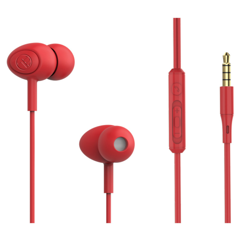 Tellur Basic Gamma Wired In-Ear Headphones Red