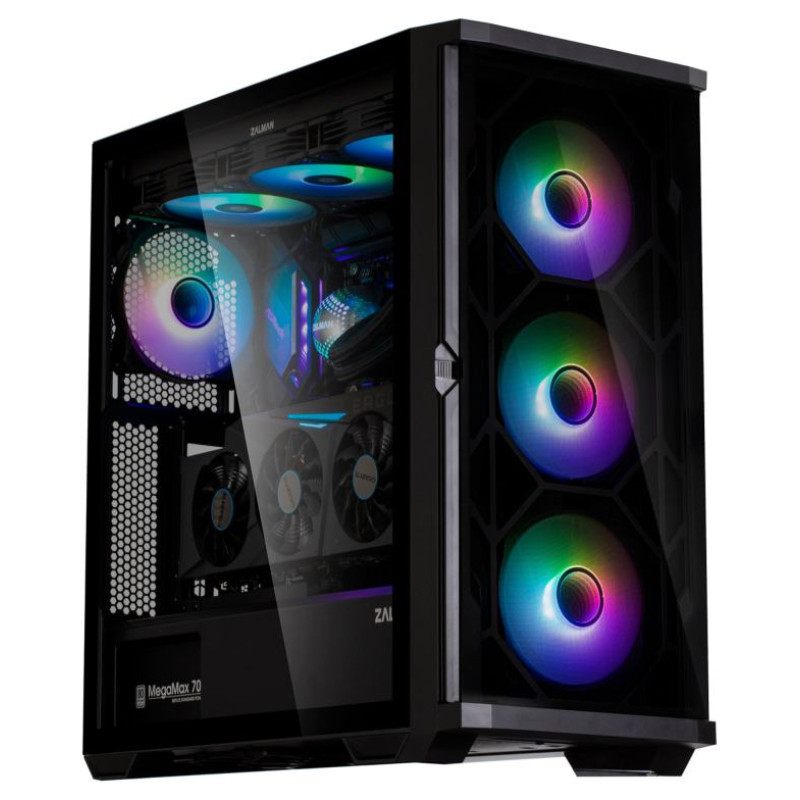Zalman Z10 DUO ATX ZM-IF120 x4 Black