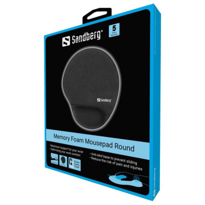 Sandberg 520-37 Memory Foam Mousepad Round
