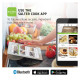 Salter 1193 BFX  Bluetooth Digital Kitchen Scale - Black