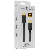 White Shark BOA Cable HDMI-HDMI 2.1 M/M 2m 8K@60Hz