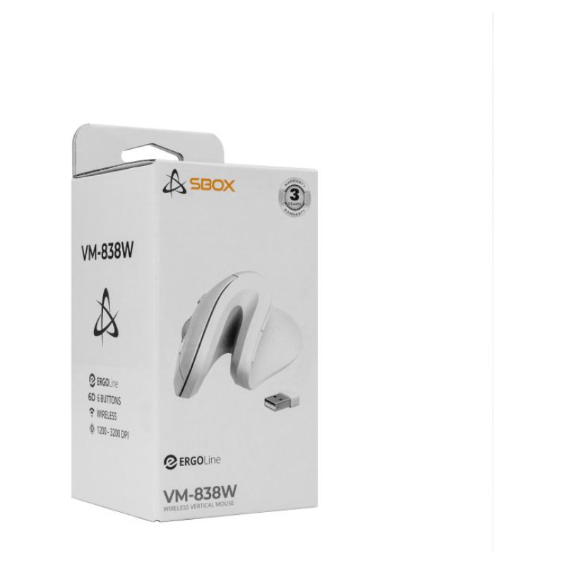 Sbox VM-838W Vertical Wireless White
