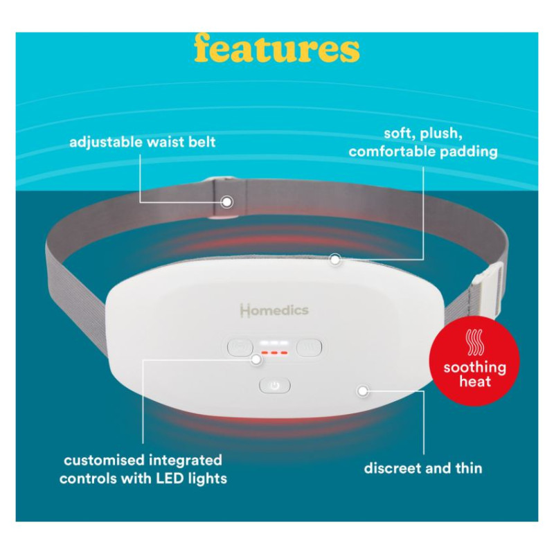 Homedics WMH-200H Cycle Comfort Heat and Vibration Belt