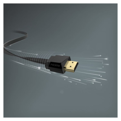 Hama 00205013 Flexi-Slim High-Speed HDMI Cable 4K Plug - Plug, Ethernet 1.5m
