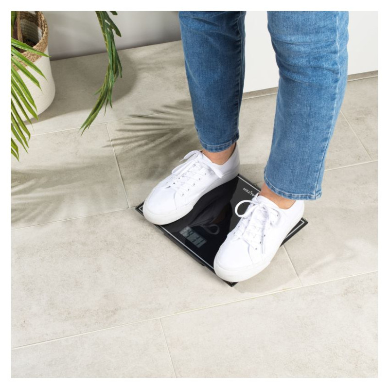 Salter 9207 BCFEU12  Compact Electronic Bathroom Scale - Black