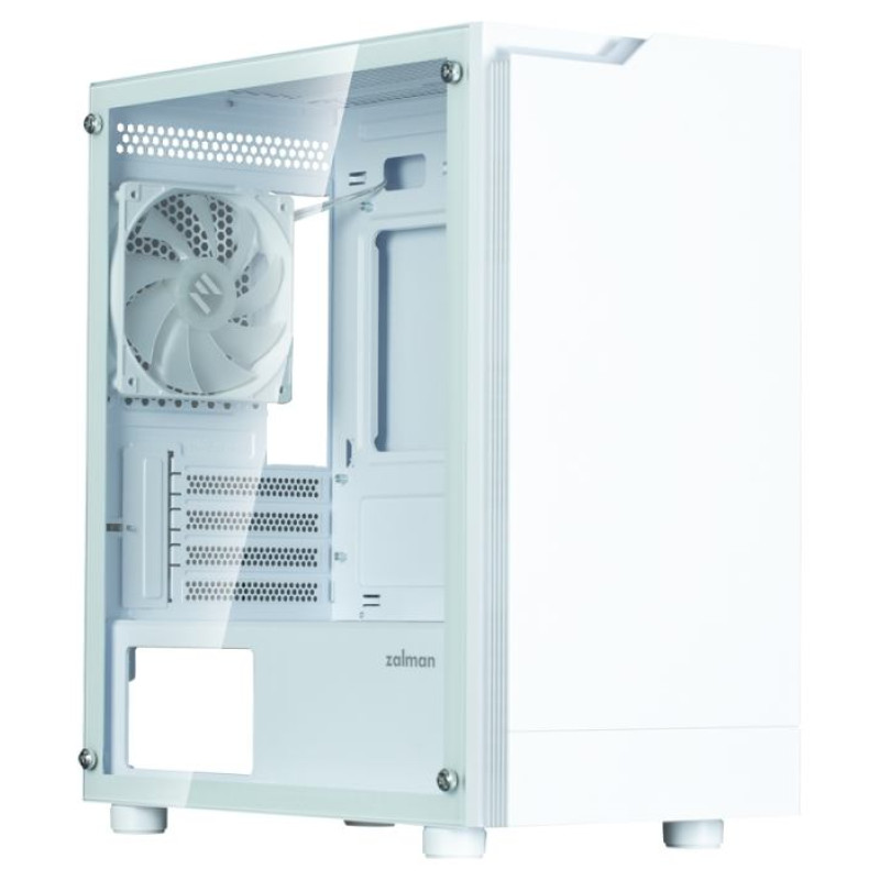 Zalman T4 Plus White  Mini Tower Case, 120mm ARGB Fan x1