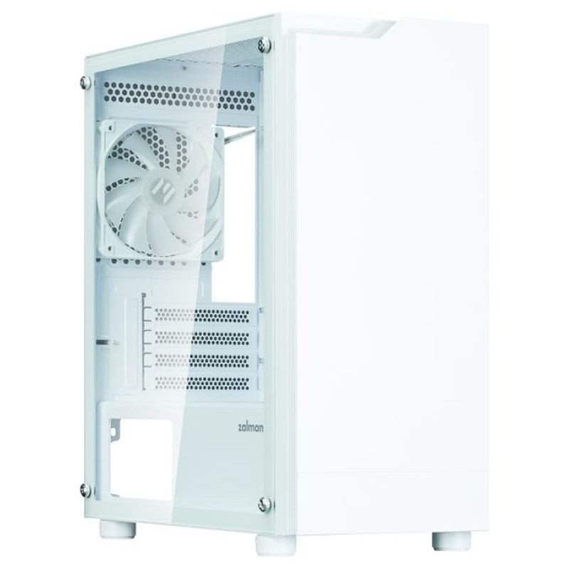 Zalman T4 Plus White  Mini Tower Case, 120mm ARGB Fan x1