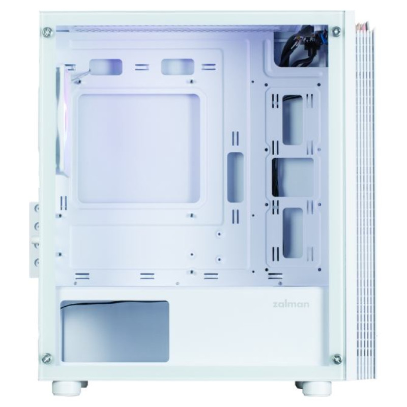 Zalman T4 Plus White  Mini Tower Case, 120mm ARGB Fan x1