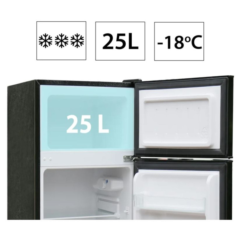 Manta MM545DBK Fridge 88L Black