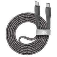 Rivacase CABLE USB-C TO USB-C 1.2M/GREY PS6105 GR12 RIVACASE