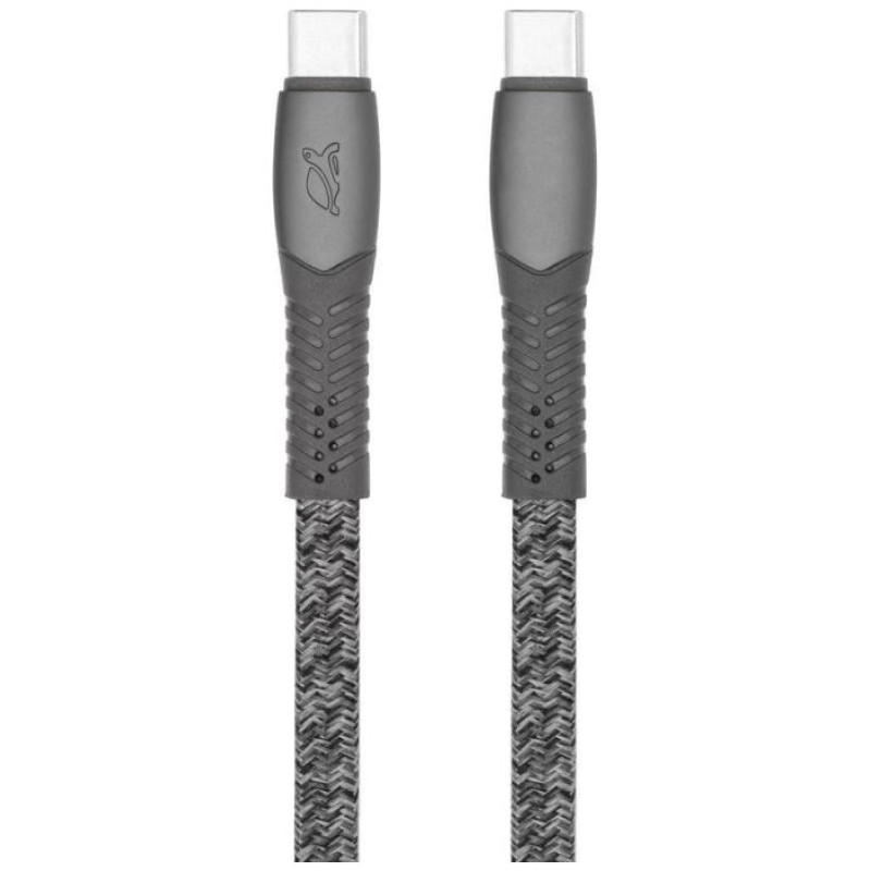 Rivacase CABLE USB-C TO USB-C 1.2M/GREY PS6105 GR12 RIVACASE