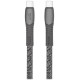 Rivacase CABLE USB-C TO USB-C 1.2M/GREY PS6105 GR12 RIVACASE