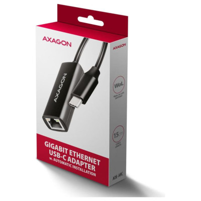 Axagon ADE-ARC USB-C 3.2 Gen 1 - Gigabit Ethernet 10/100/1000 Adapter